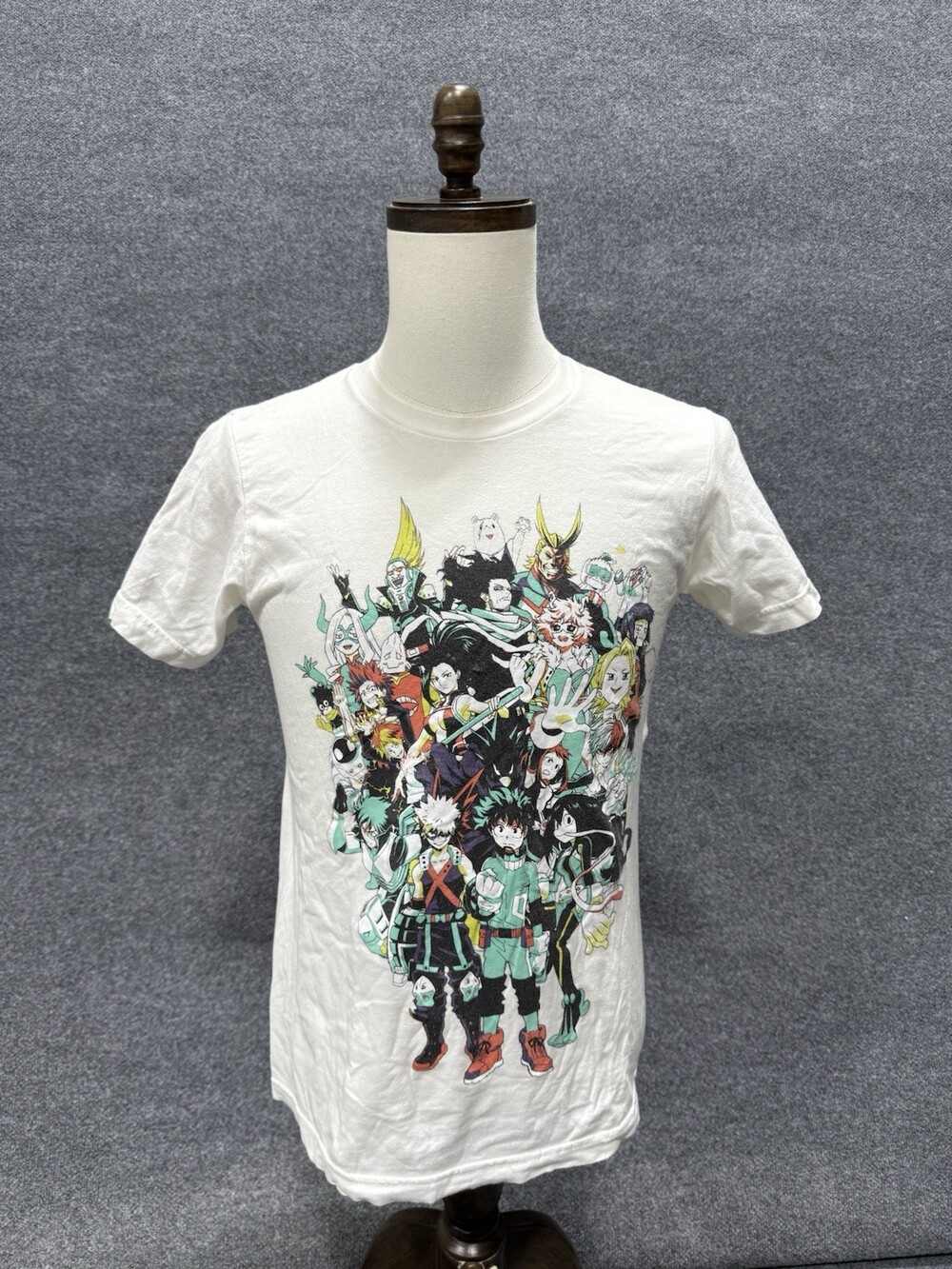 My Hero Academia Funimation Anime Character Graphic T-Shirt Menâs Small White